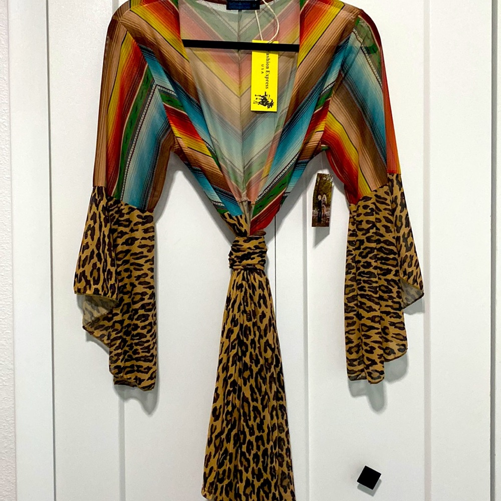 NWT The Haisley Multi Patterned Duster - Picture 8 of 8